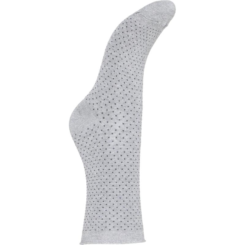 B:young Dame Strømper Bawli   Grey Dots Sock fra B.young