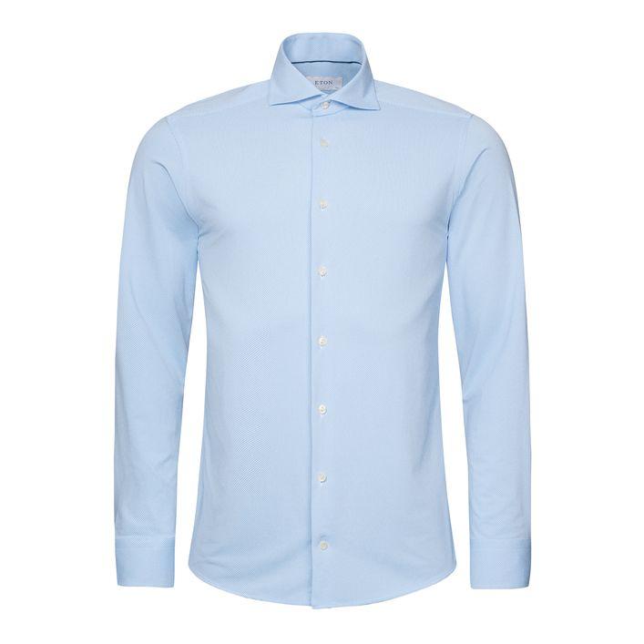 Semi Solid Four Way Stretch Shirt fra Eton