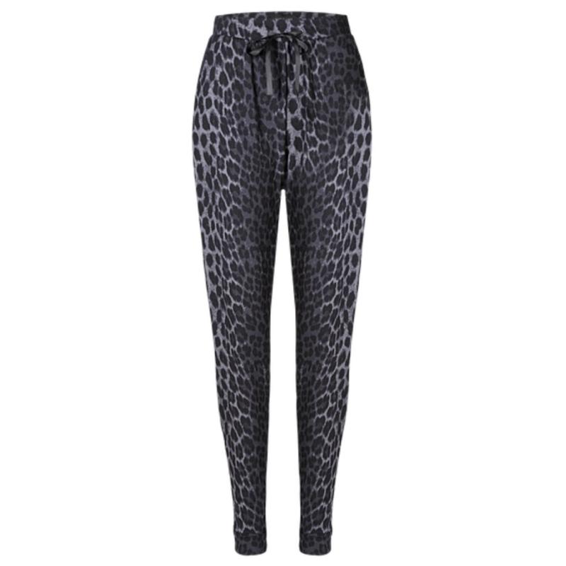 Dame Bukser Alma Fleece 9350   Dark Grey Leo fra Liberté