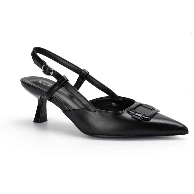 Malvina Dame Stiletter 77 589   Black fra Shoes