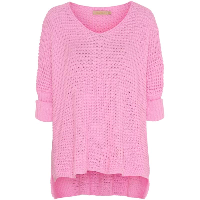 Dame Strik Mdcmille 18236   Babypink3061 fra Marta Du Chateau