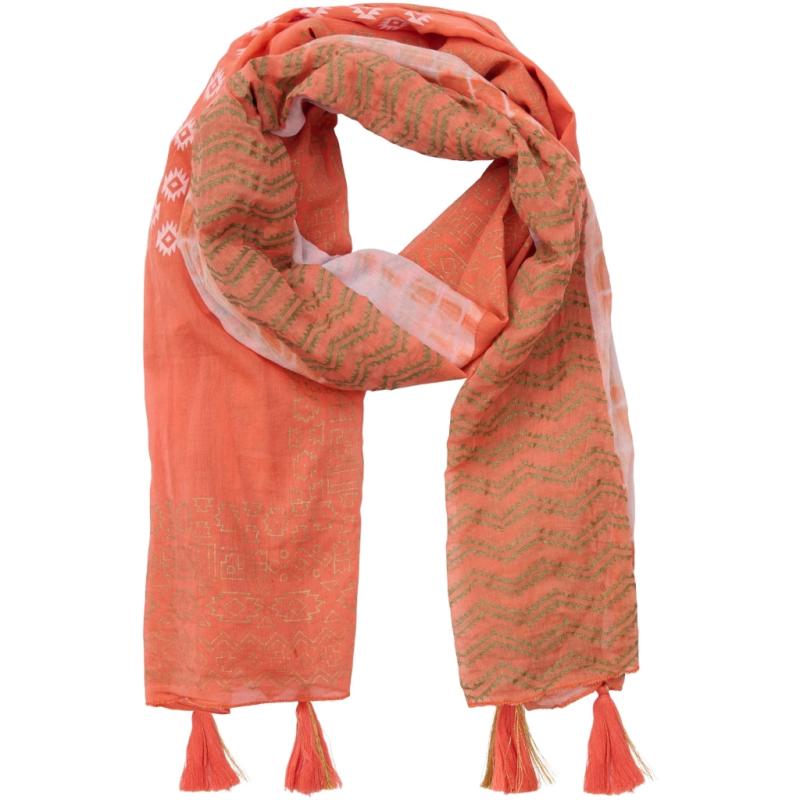 Dame Tørklæde Mdcclarimonde 0034   Orange fra Marta Du Chateau