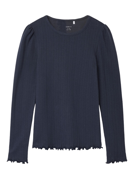Hulmønster Bluse Omina Inkwell fra Name It