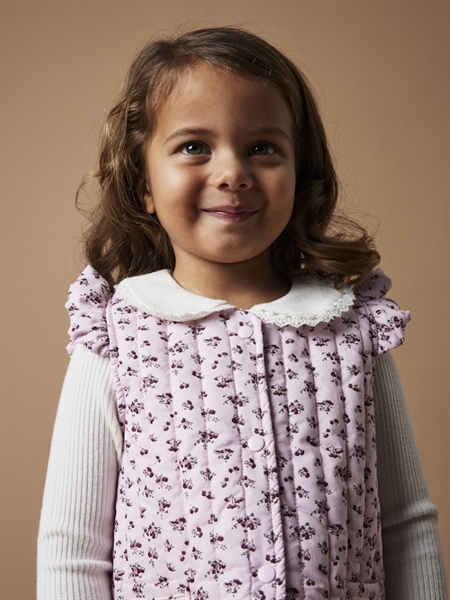 Quiltet Vest Telalia Winsome Orchid fra Name It