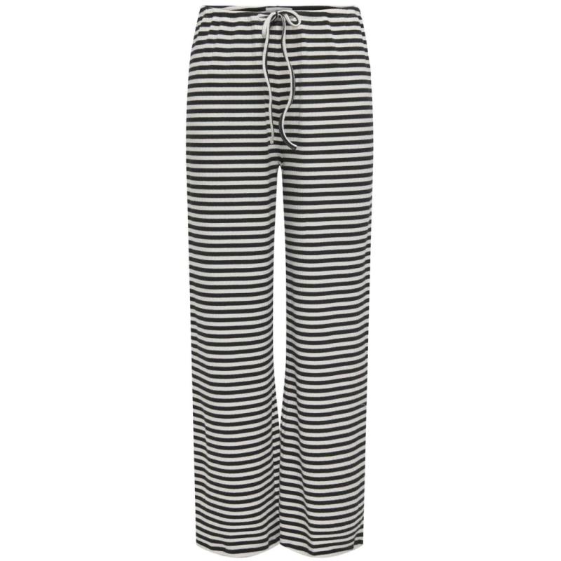 Dame Bukser Onlaida   Black White fra Only