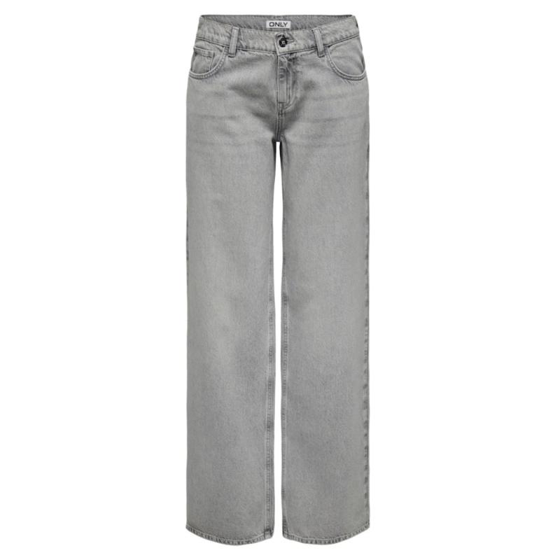 Dame Jeans Onlbrenda Light Grey Denim fra Only