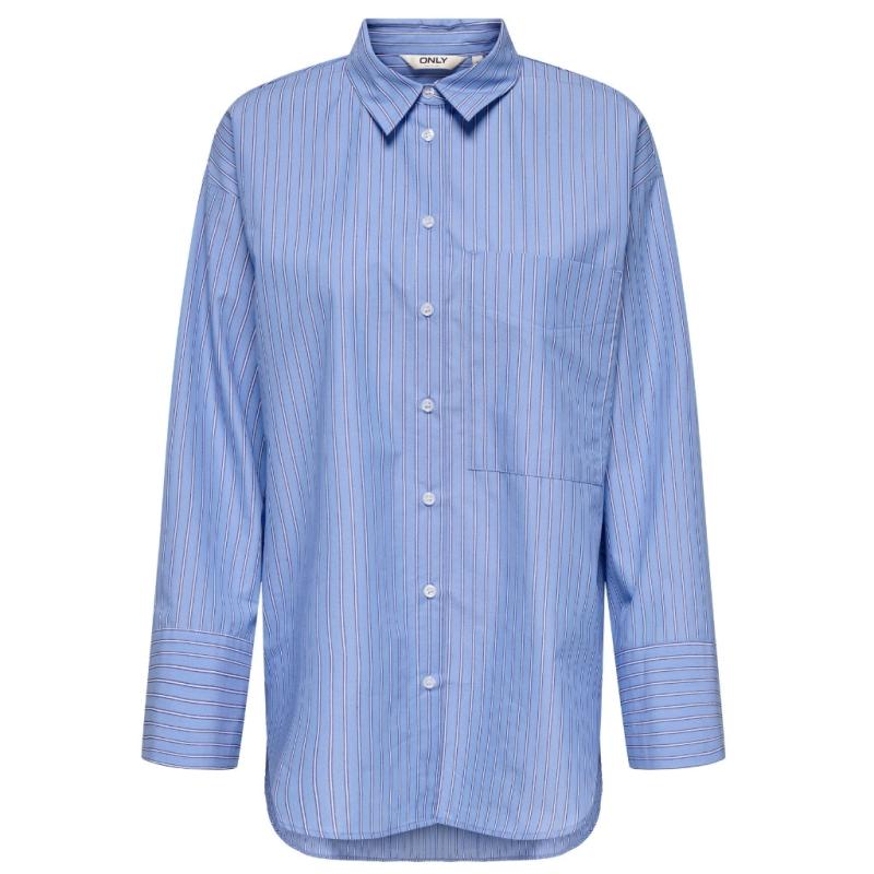 Dame Skjorte Onlmaia   Blue fra Only