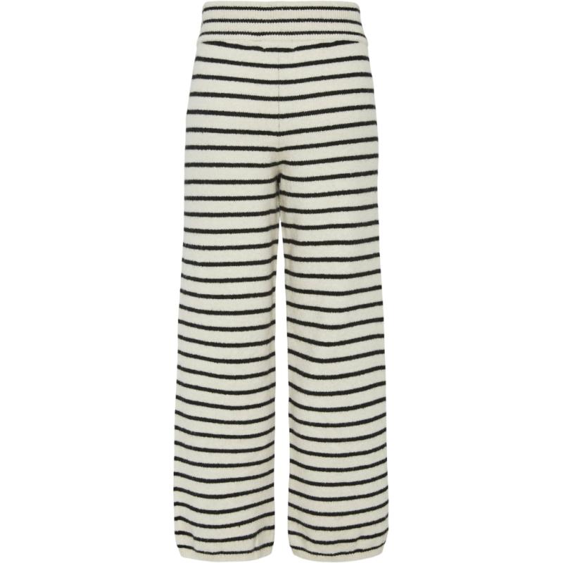 Dame Bukser Pcpenna   Whitecap Gray Black fra Pieces