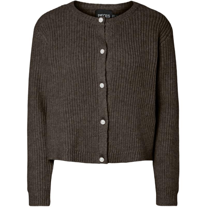 Dame Cardigan Pcjyda Chicory Coffee fra Pieces