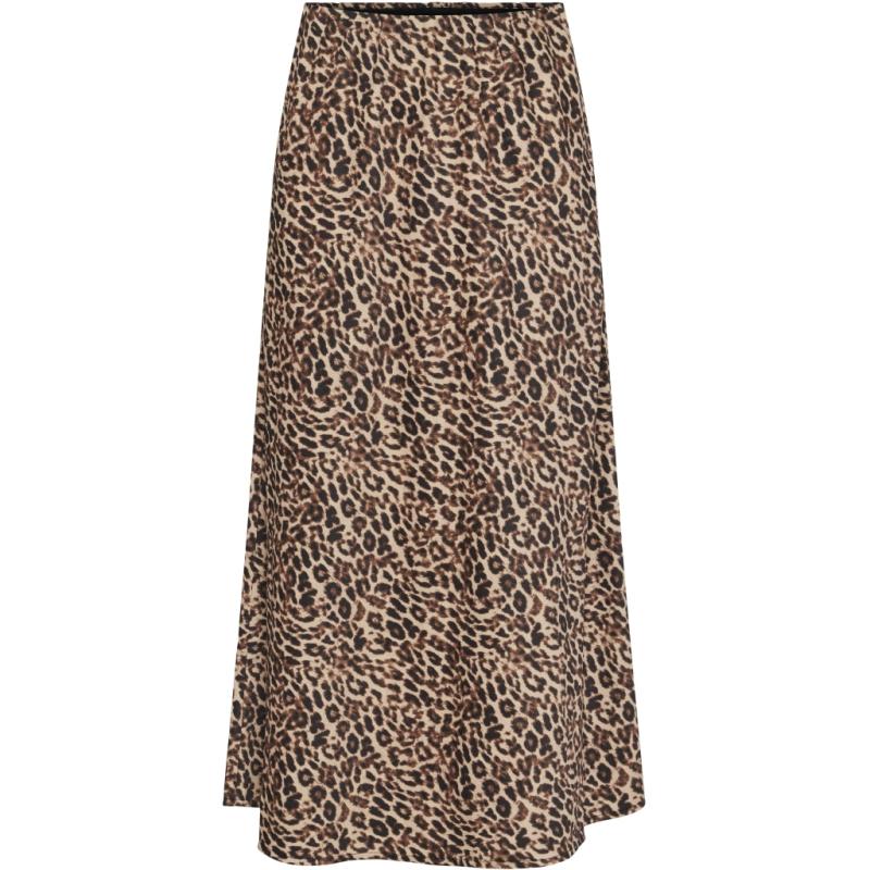 Dame Nederdel Pcfranan Black Leo fra Pieces
