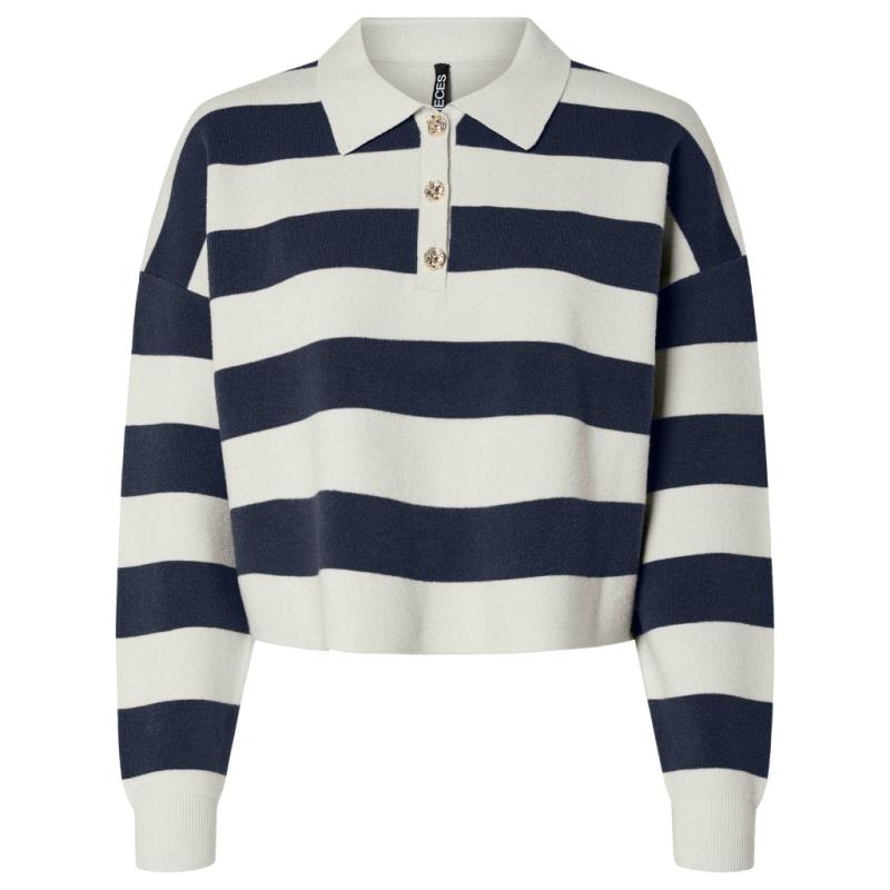 Dame Polo Pcjassy   Maritime Blue fra Pieces