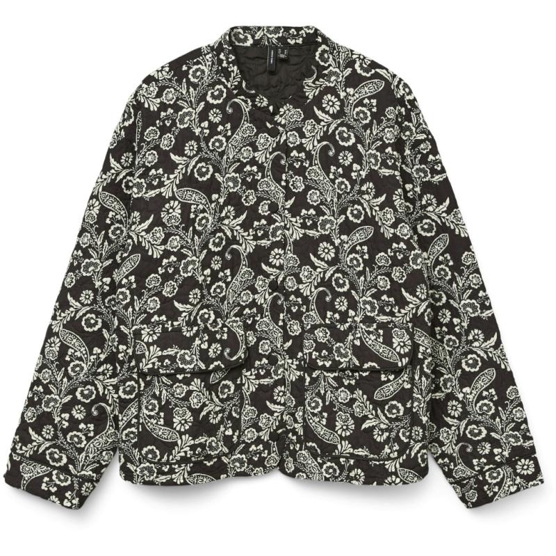 Dame Jakke Vmrita   Black Snow White fra Vero Moda