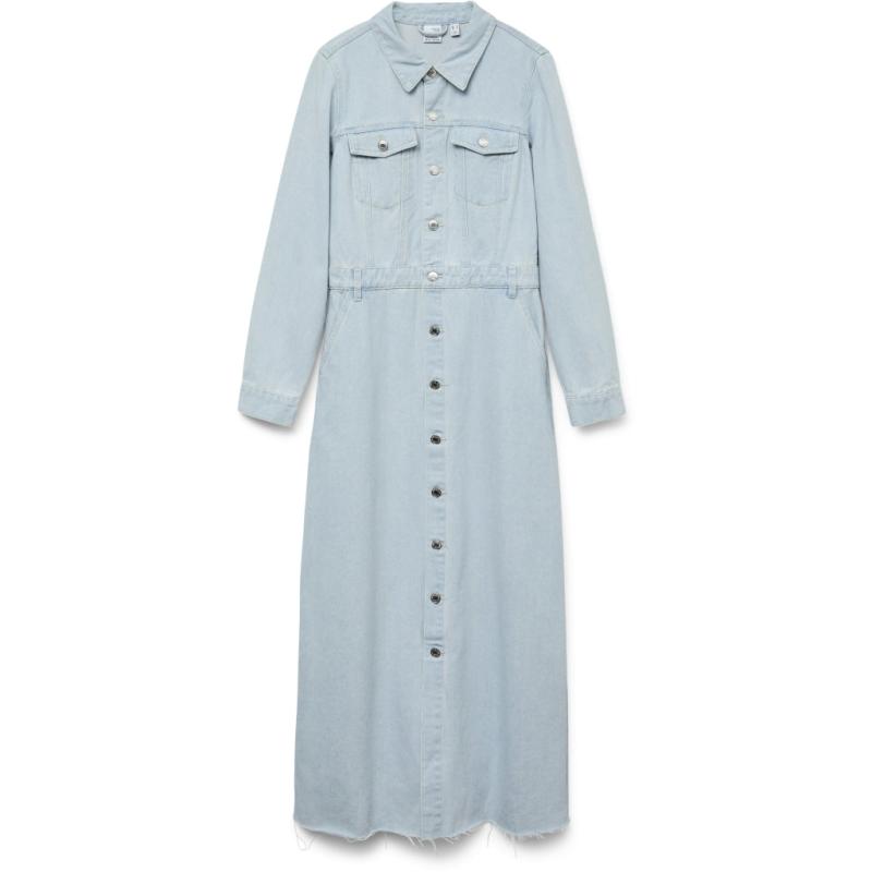 Dame Kjole Vmmolly Light Blue Denim fra Vero Moda