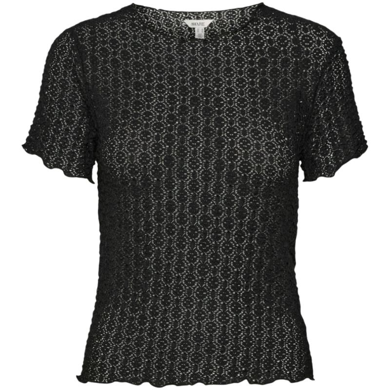 Dame T Shirt Vmshelby   Black fra Vero Moda