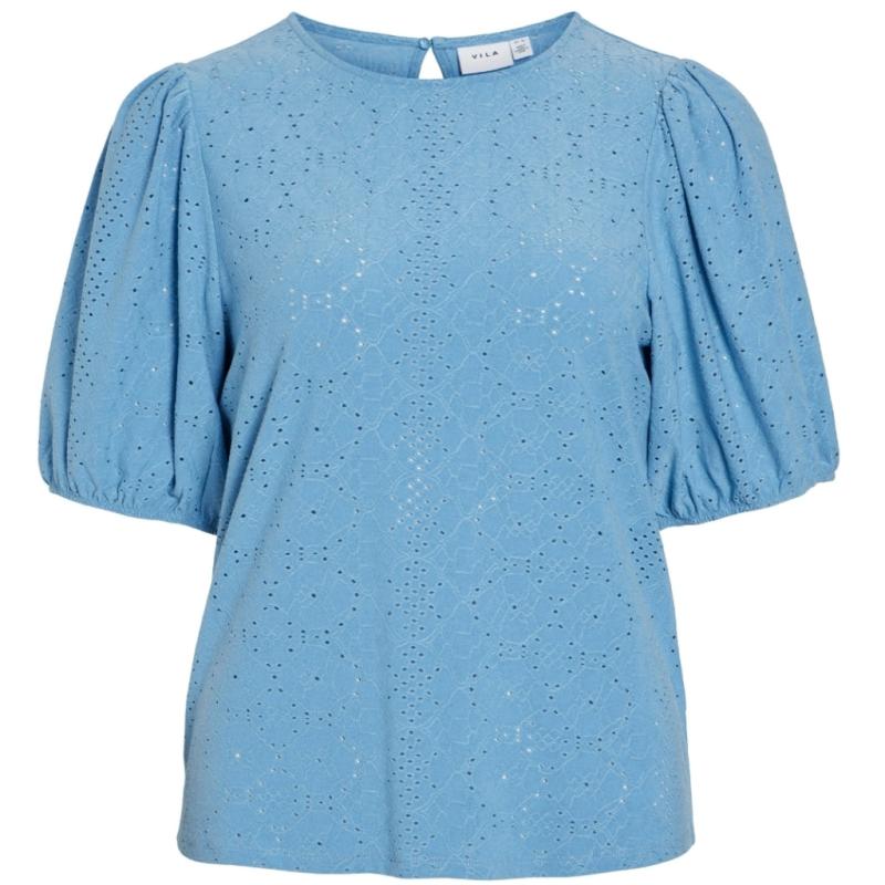Dame Bluse Vikally   Blissful Blue fra Vila