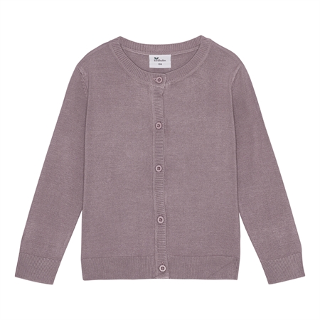 Strik Cardigan Due Lilla fra Birkholm