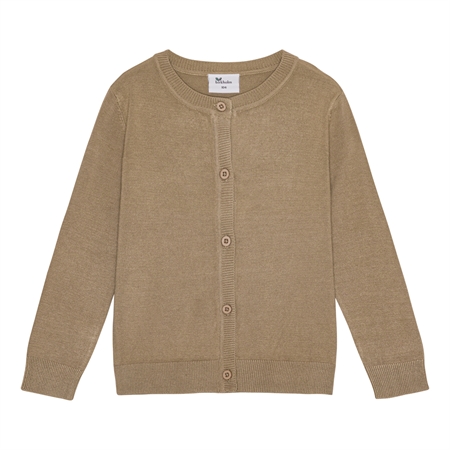 Strik Cardigan Kashmir Brun fra Birkholm