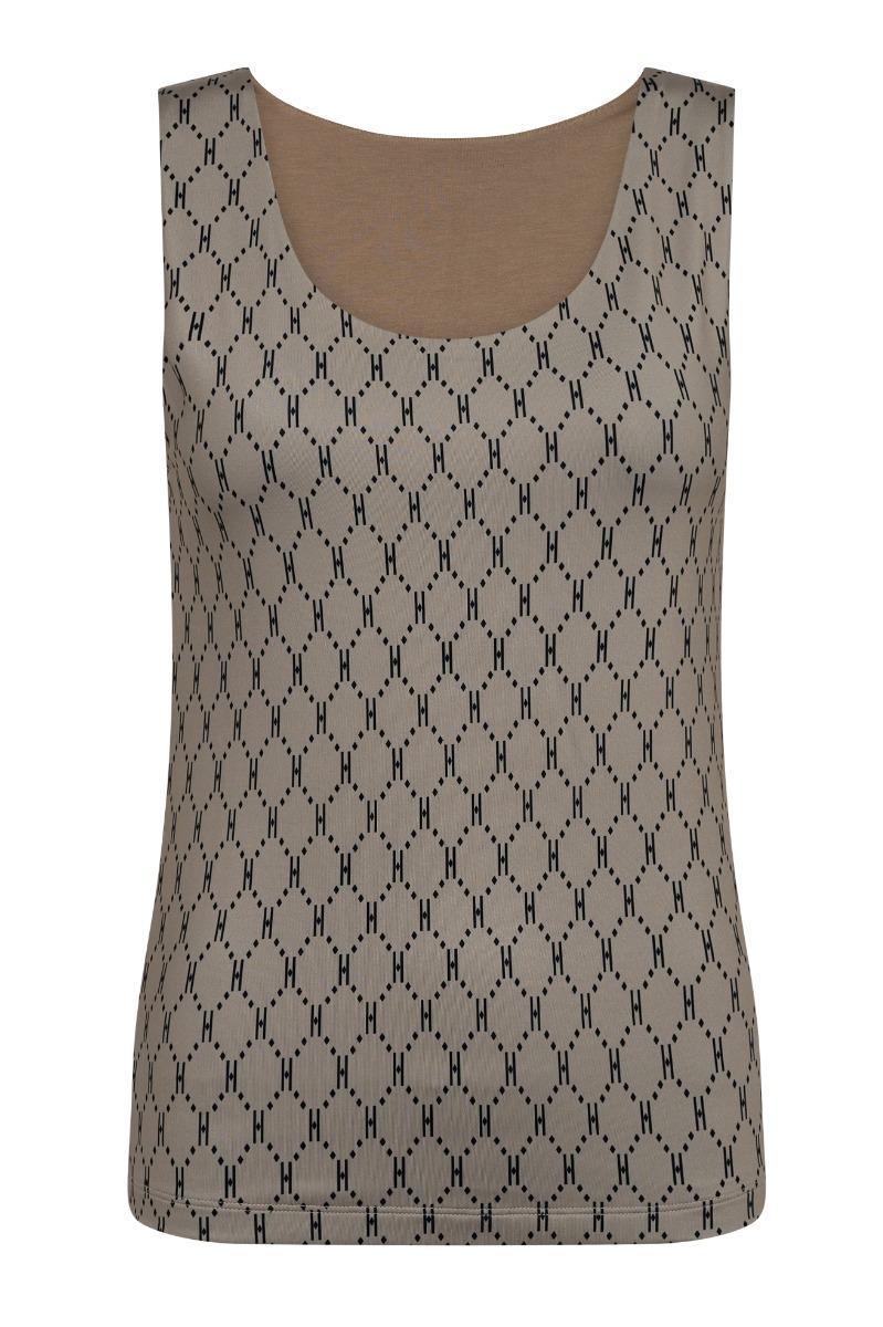 Top Printed Top Sand (levering Start Marts) fra Hype The Detail