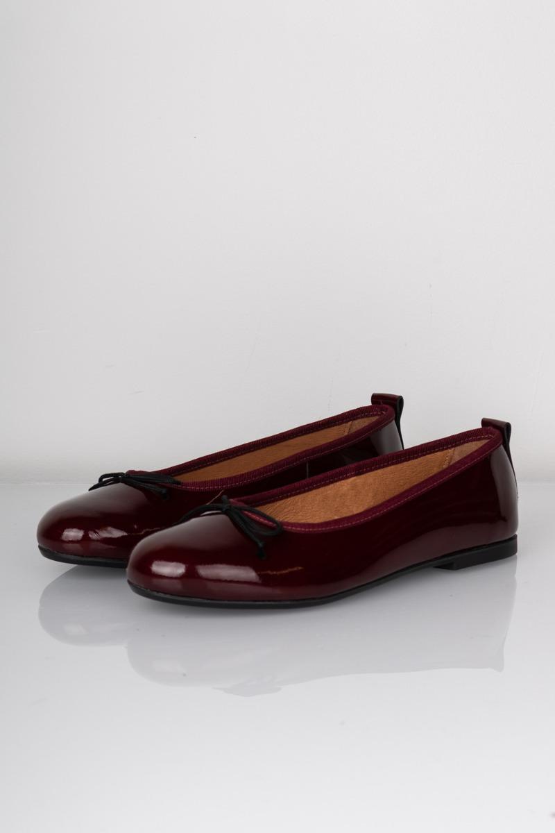 Ballerina   Lucy Lu   Bordeaux Patent fra Pavement