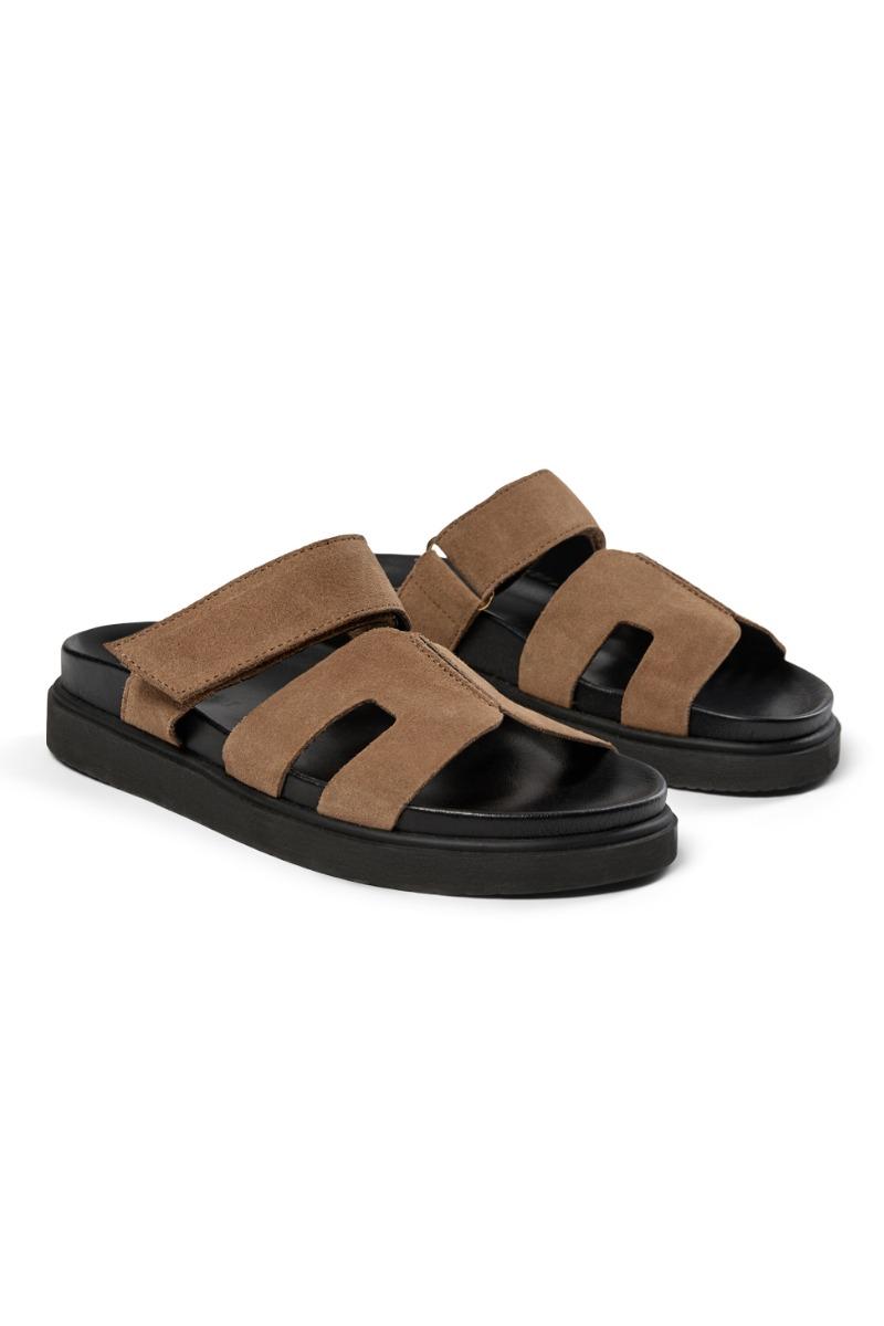 Sandaler   Maru Suede   Taupe Suede (levering Slut Februar) fra Pavement