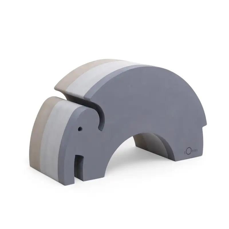 Elefant L 24 Cloudy Blue fra Bobles