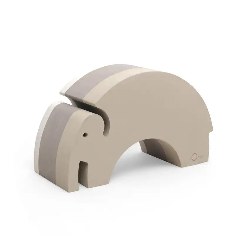 Elefant L 24 Sand Grey fra Bobles