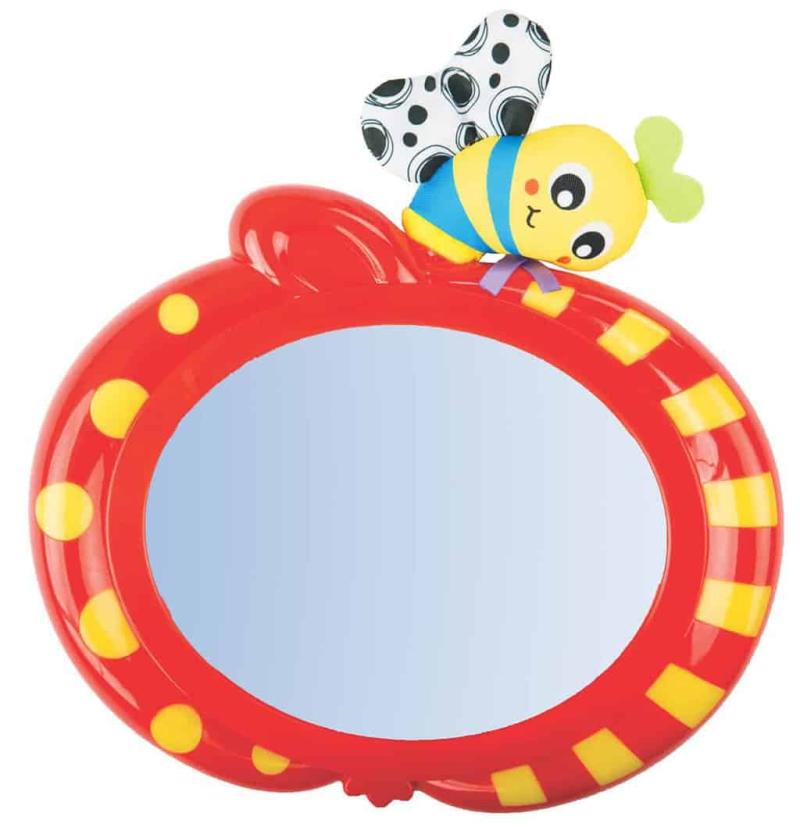 Travel Bee Spejl   Rød fra Playgro