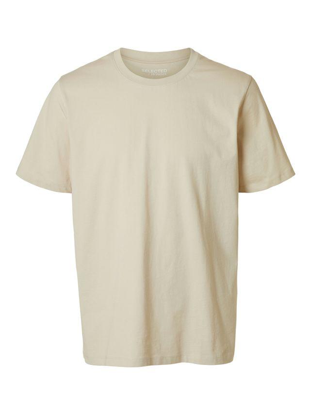 Slhaspen Ss O Neck Tee W Noos fra Selected