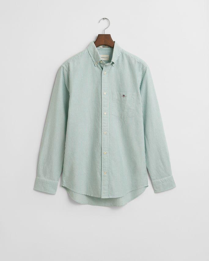 Reg Oxford Banker Stripe Shirt fra Gant