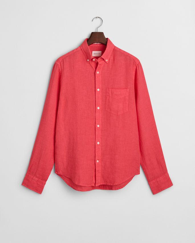 Reg Gmnt Dyed Linen Shirt fra Gant