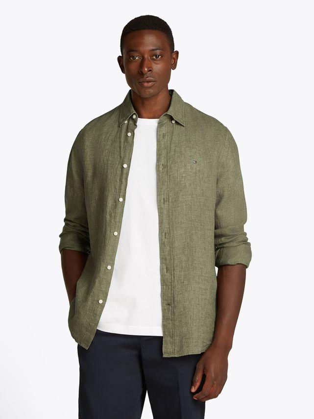 Pigment Dyed Li Solid Rf Shirt fra Tommy Hilfiger