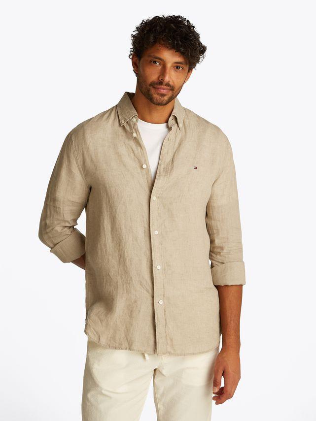 Pigment Dyed Li Solid Rf Shirt fra Tommy Hilfiger
