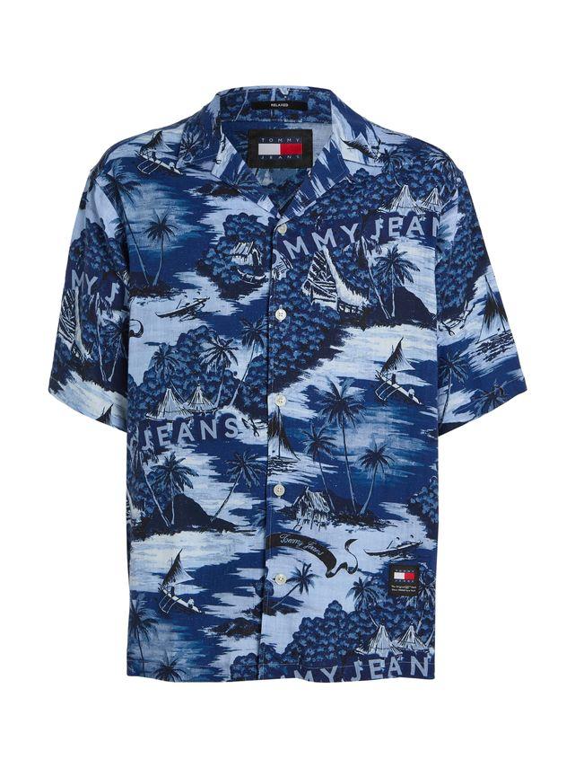 Tjm Ao Hawaiian Camp Shirt Ext fra Tommy Jeans