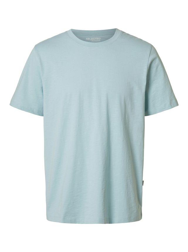 Slhaspen Slub Ss O Neck Tee Noos fra Selected