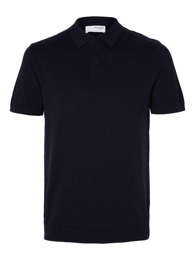 Slhberg Ss Knit Polo Noos fra Selected