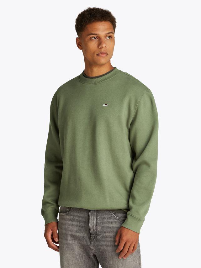 Tjm Reg S Flag Fleece Crew fra Tommy Jeans