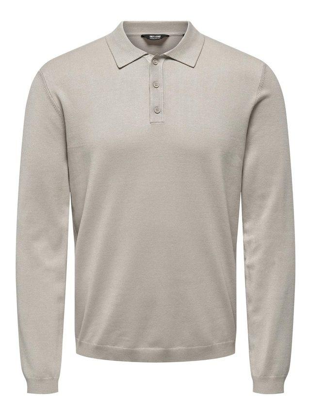 Onswyler Life Reg 14 Ls Polo Knit N fra Only & Sons