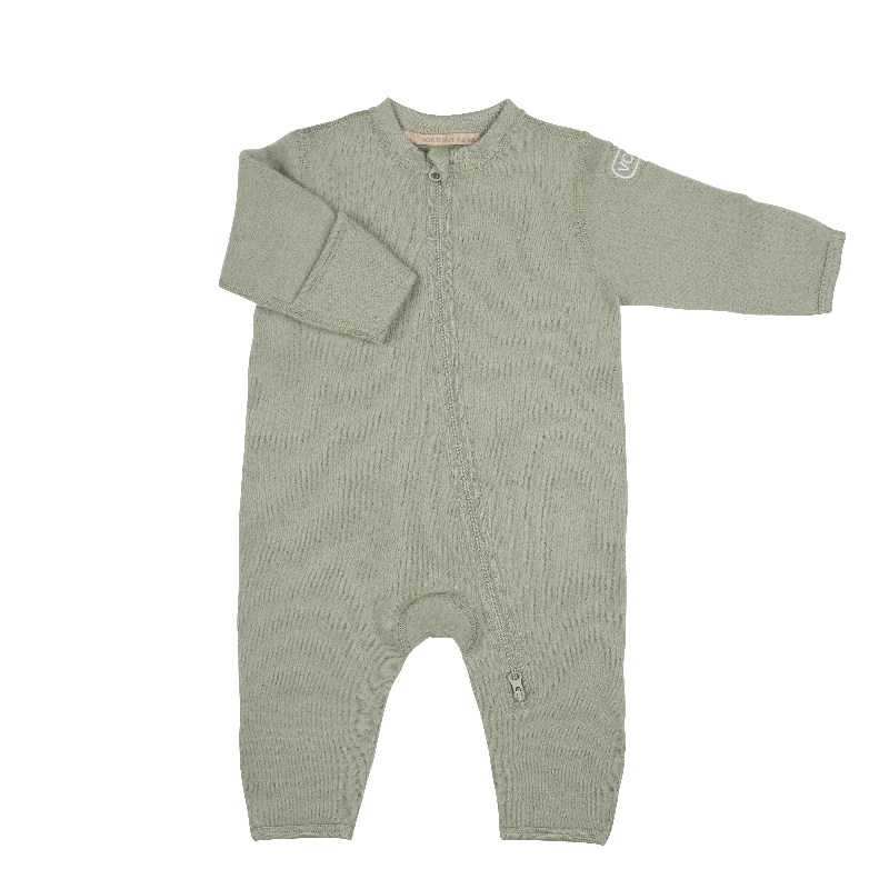 Voksiâ® Wool Jumpsuit Fleece   Misty Green fra Voksi Tøj
