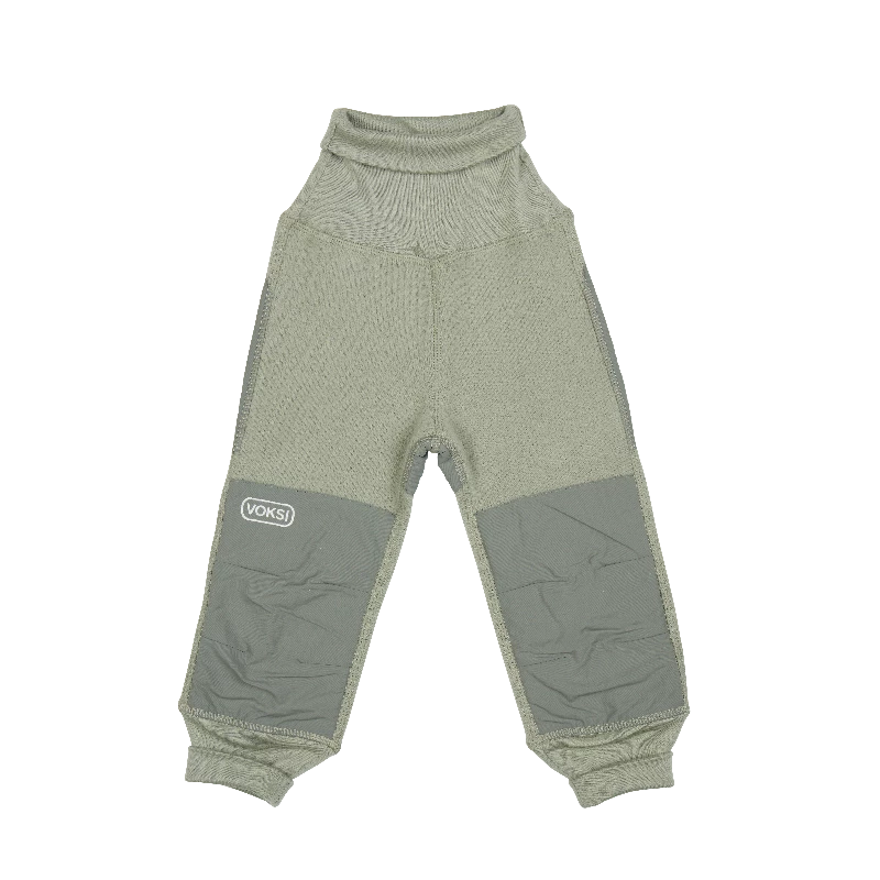 Voksiâ® Wool Pants Fleece   Misty Green fra Voksi Tøj