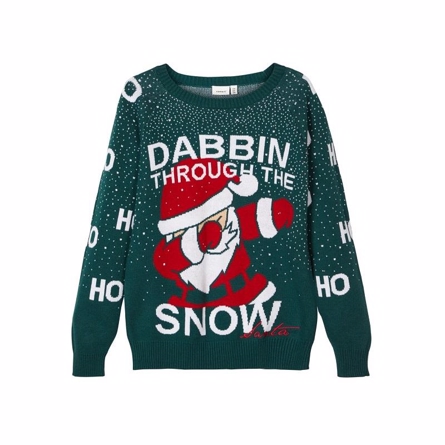 Dabbin' Jule Sweater fra Name It