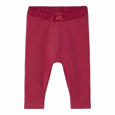 Baby Sweatpants Otteline Earth Red fra Name It