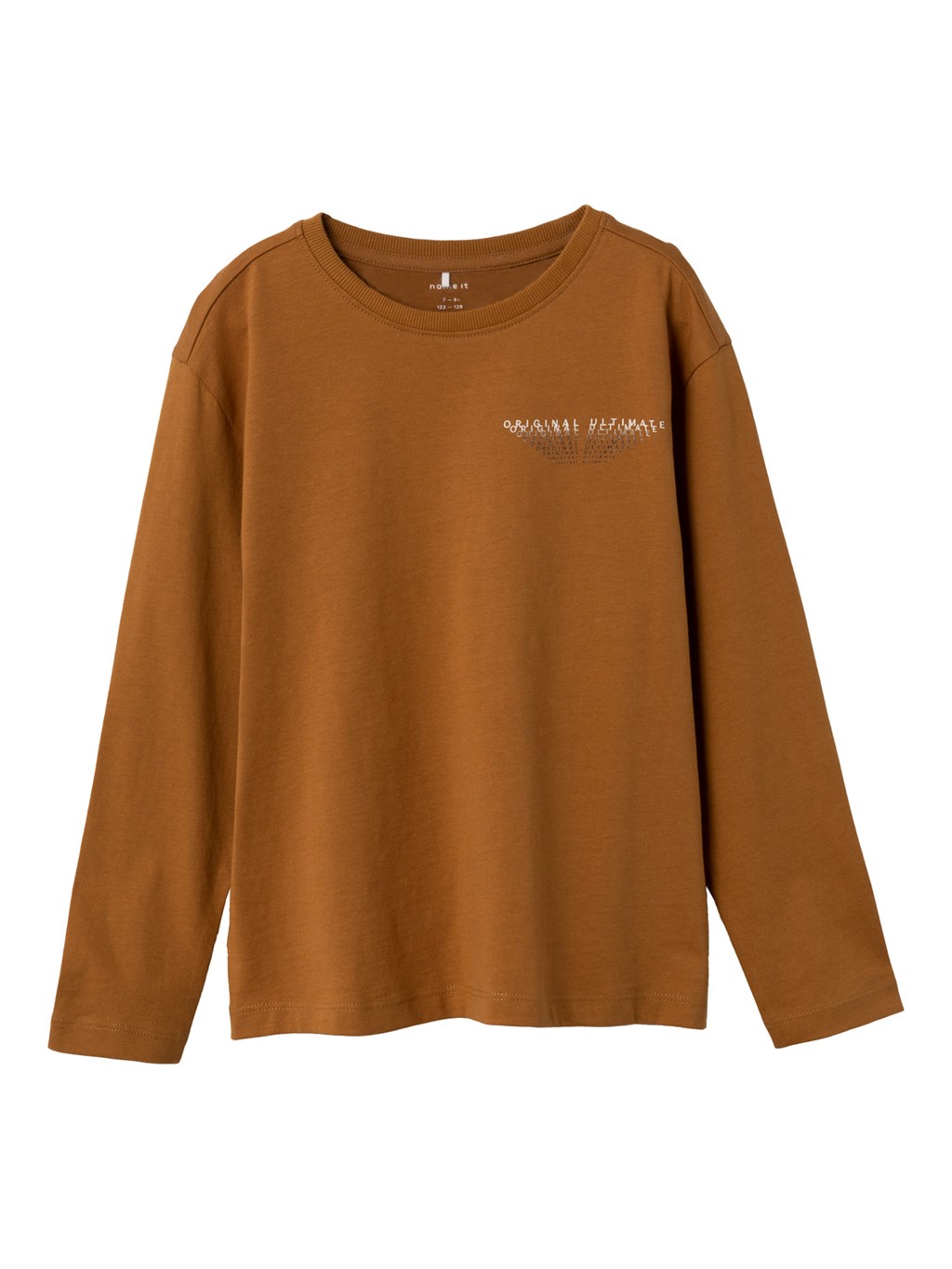 Langærmet Bluse Ralasma Bone Brown fra Name It