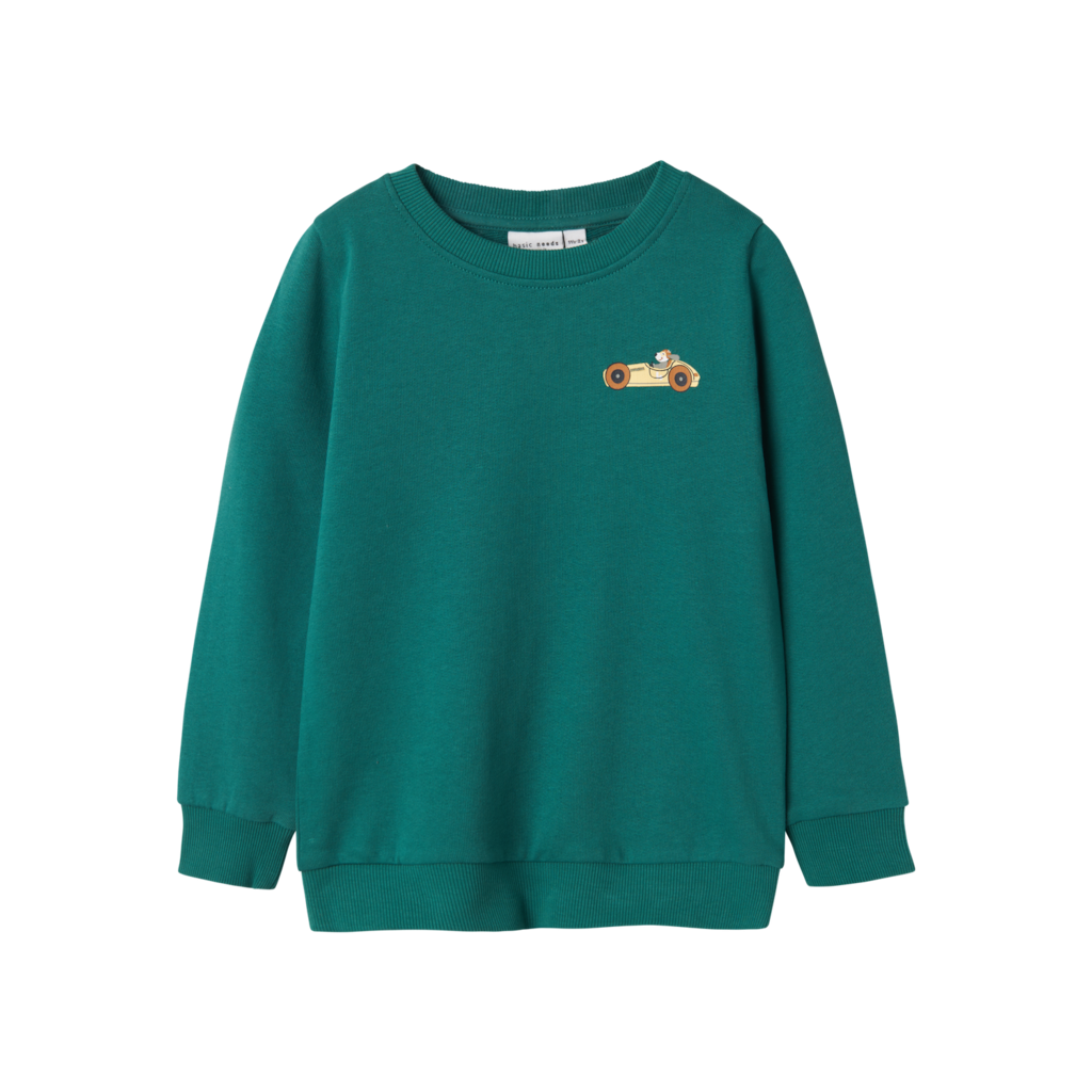 Sweatshirt Vasha Antique Green fra Name It