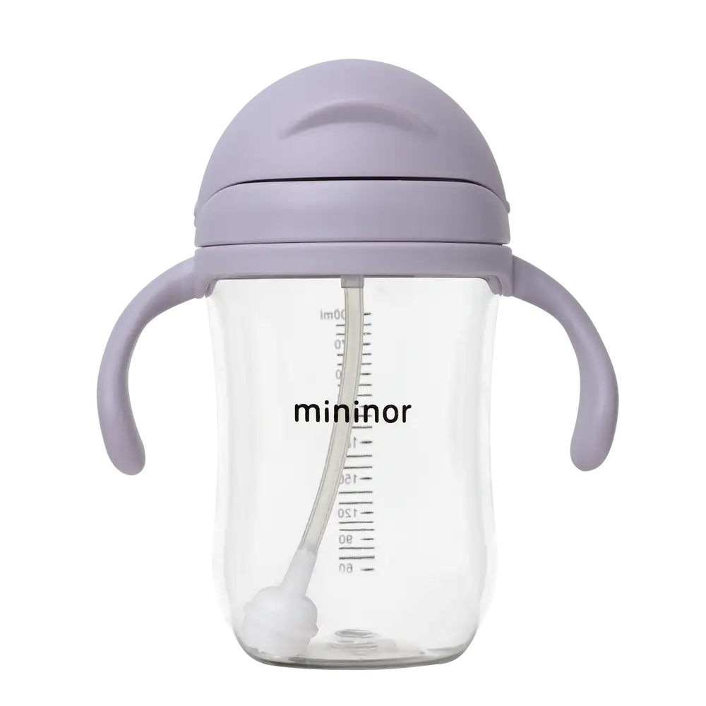 Sugerørskop 330 Ml Lilac Flower fra Mininor