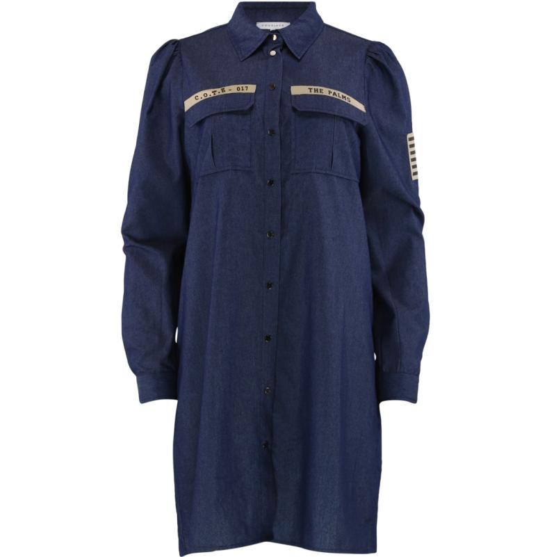 Kjole Mili Denim Denim Blue fra Continue