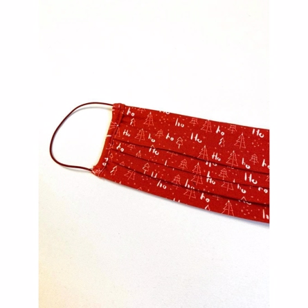 Stof Mundbind Christmas Red fra Only