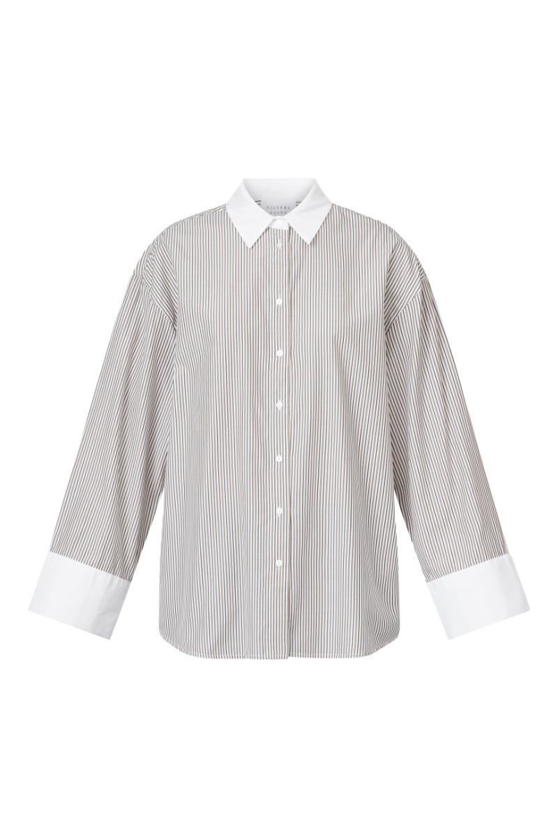 Skjorte   Viska Sh1   Grey Stripe fra Sisters Point