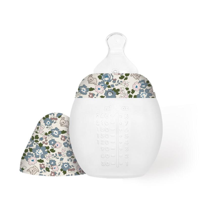 Collab Baby Bottle   Flores And Bunnies   240 Ml fra That's Mine