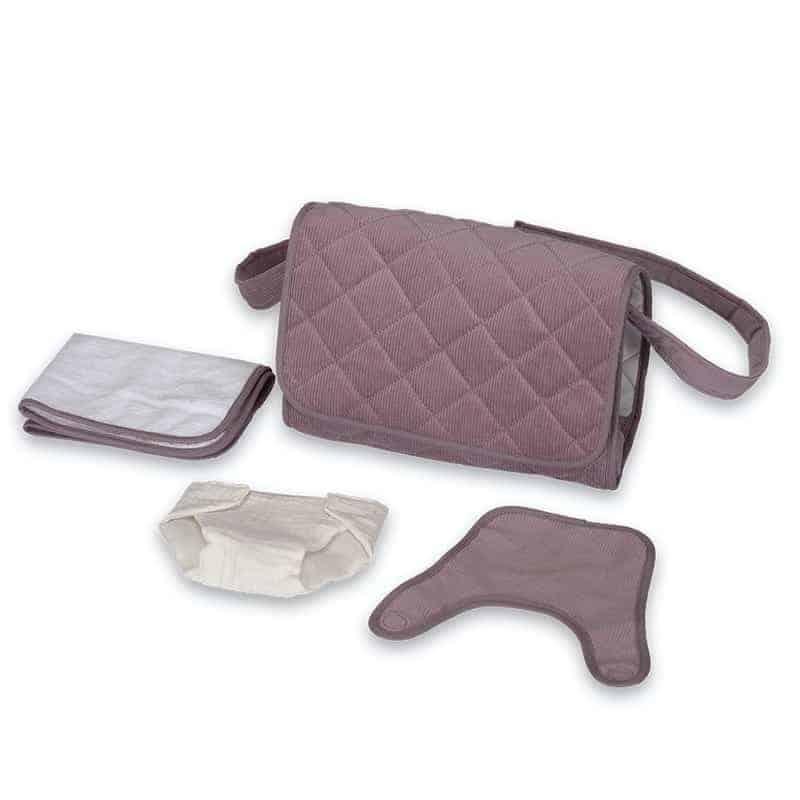 Mamamemo Pusletaske, Fløjl   Syren fra Mamamemo Dolls