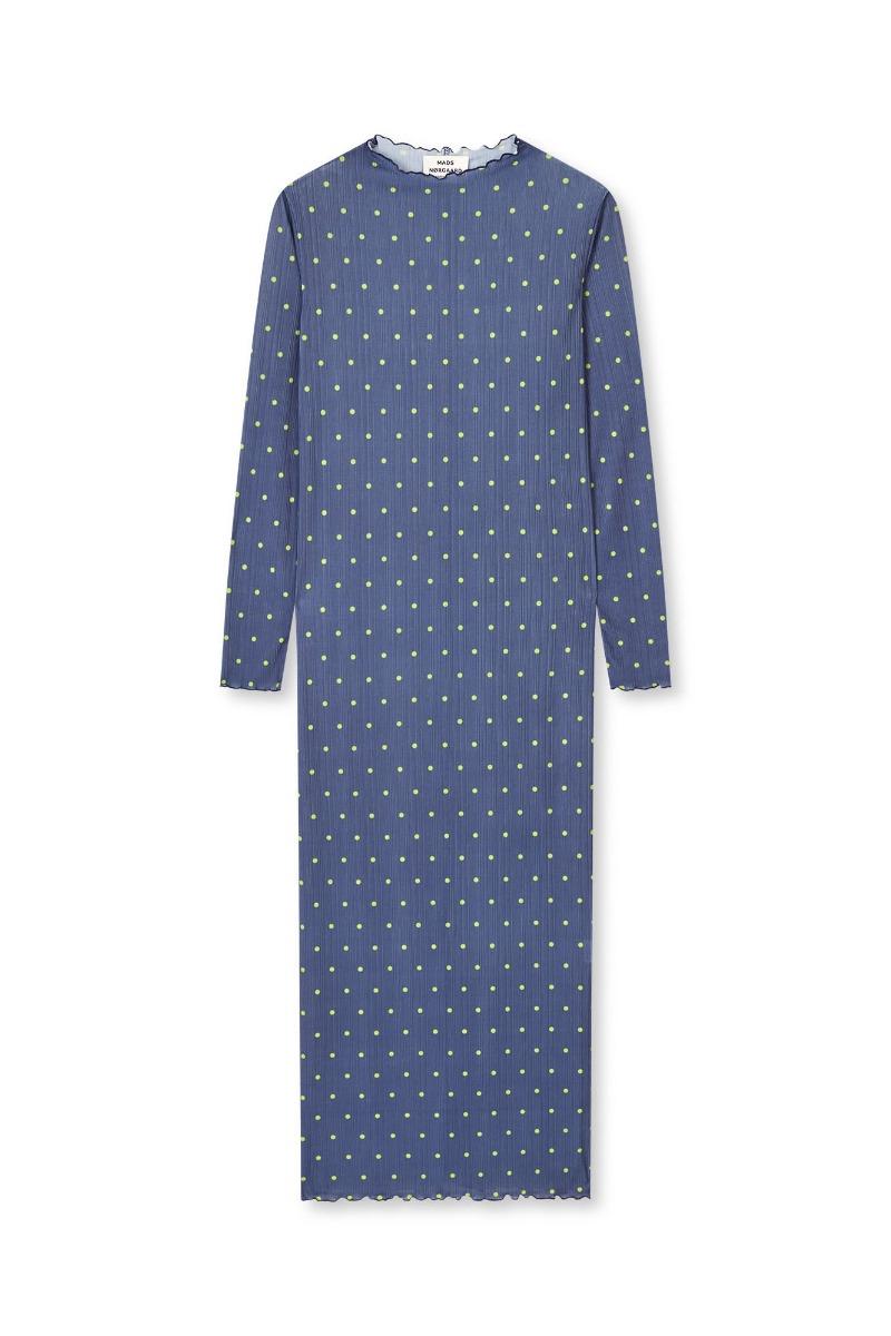 Kjole   Fancy Jersey Melanie Dress Aop   Dot Parisian Night fra Mads Nørgaard